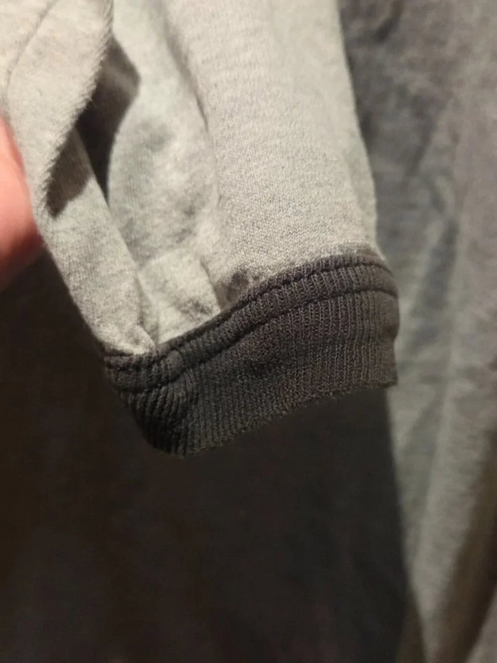 Retro Nike Long-Sleeve Center Swoosh Ringer Shirt.